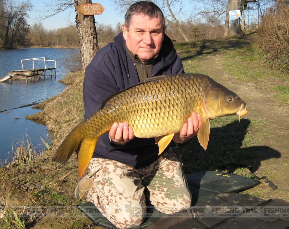 Az idei év első horgászatának legnagyobb hala - 8,00 kg - Álmoktava Dég