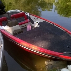 bass boat, pergető csónak,nitró használt eladó