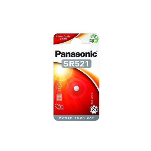 Panasonic SR-521EL/1B ezüst-oxid óraelem (1 db / bliszter)