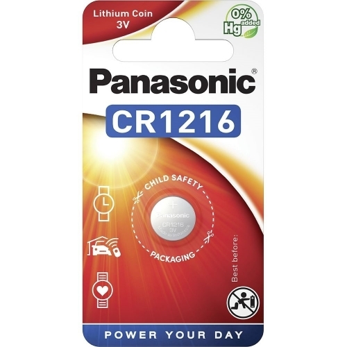 Panasonic CR1216EL/1B lítium gombelem (1 db/bliszter)