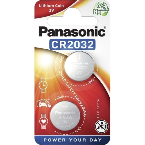 Panasonic CR2032L/2BP lítium gombelem (2 db / bliszter)