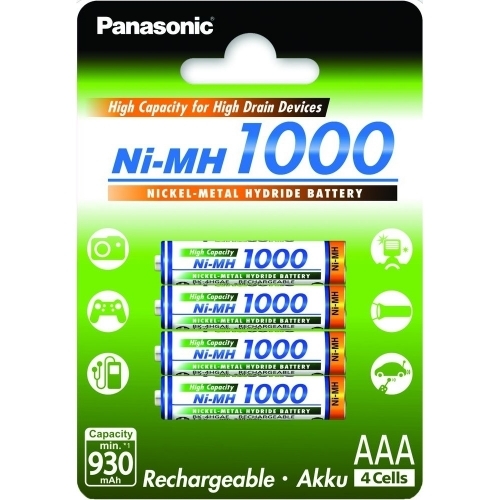Panasonic Panasonic BK-4HGAE/4BE AAA 1000mAh Ni-MH akkumulátor
