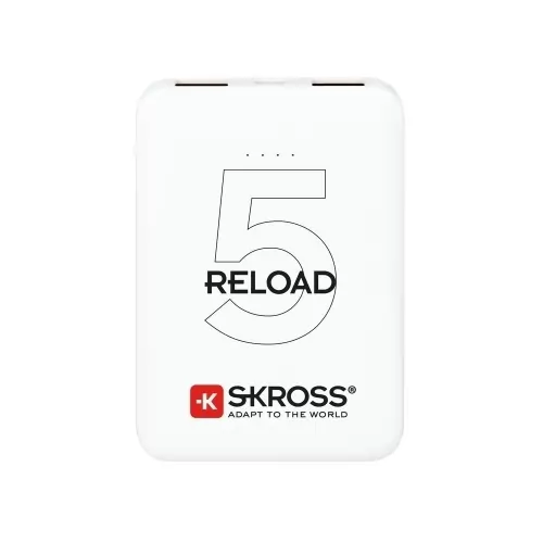 Reload5 5Ah power bank USB/microUSB kábellel, két kimenettel