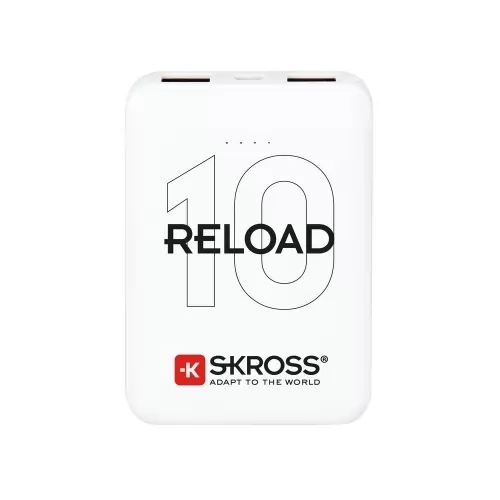 Reload10 10Ah power bank USB/microUSB kábellel, két kimenettel