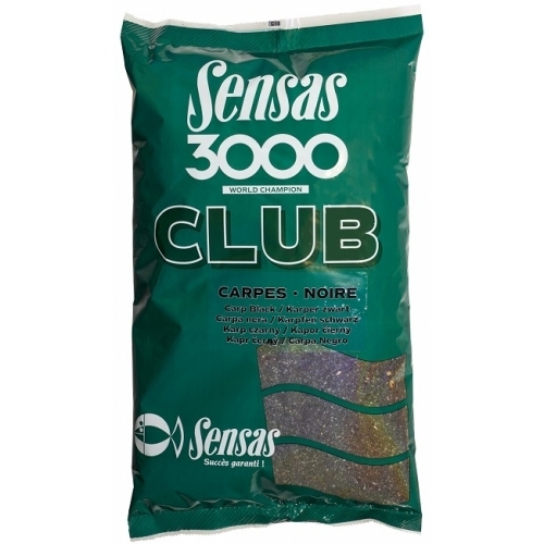 Sensas 3000 Club Carpes Noir etetőanyag ponty