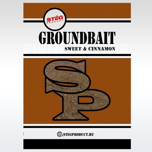 Stég Product Groundbait Sweet & Cinnamon 1kg fahéjas-édes etetőanyag