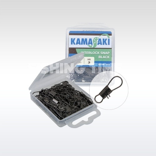 Kamasaki Interlock Snap (fekete)