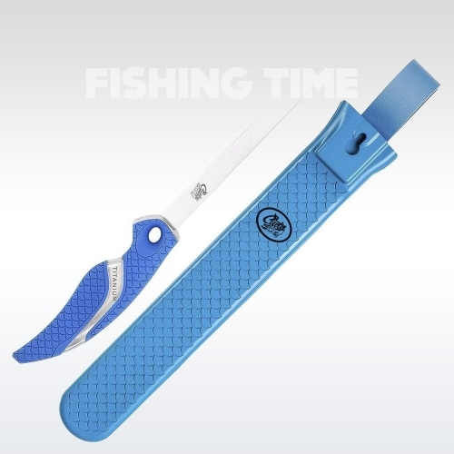 Cuda Titanium Nitride 6 Flex filéző kés tokkal
