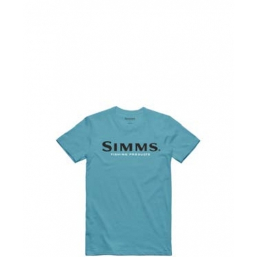 Simms Kid’s Logo T-Shirt Tahiti Blue gyerek póló