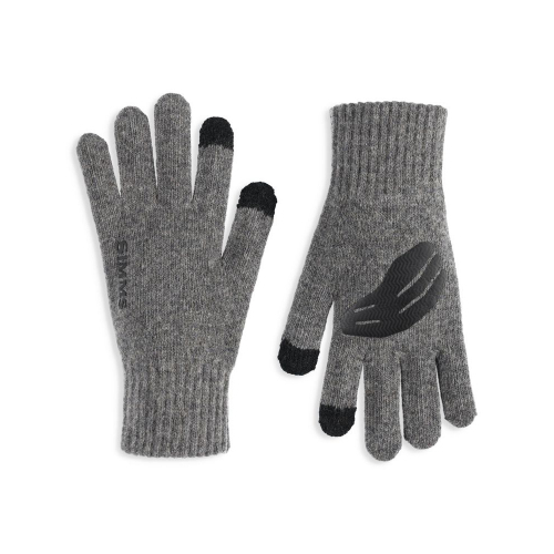 Simms Wool Full Finger Glove Steel kesztyű