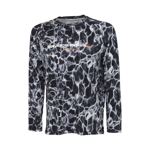 Savage Gear Night UV Long Sleeve T-Shirt hosszú ujjú póló, UV szűrő ruházat UPF 30