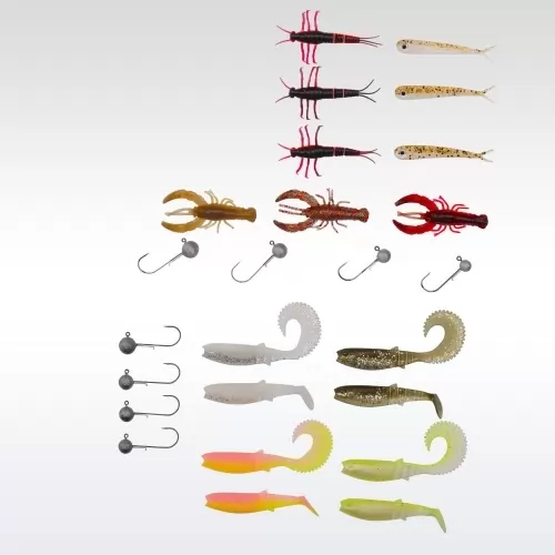 Perch Pro Kit2 Size S 23 darabos gumihal csomag