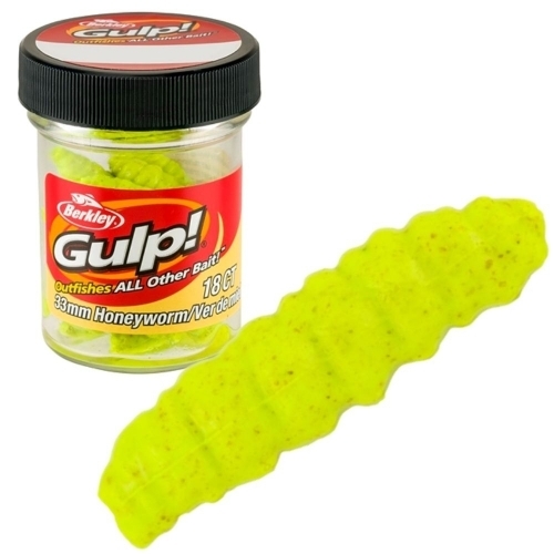 Berkley Gulp! Honey Worm 33 plasztikcsali