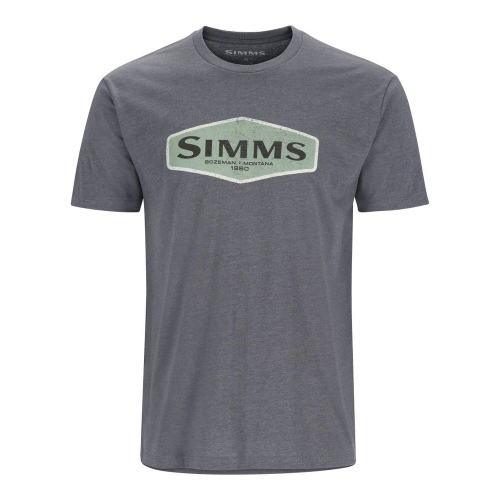 Simms Logo Frame T-Shirt Titanium Heather póló
