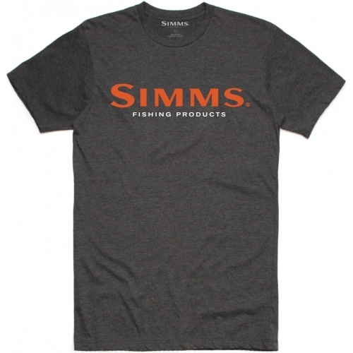 Simms Simms Logo T-Shirt Charcoal Heather