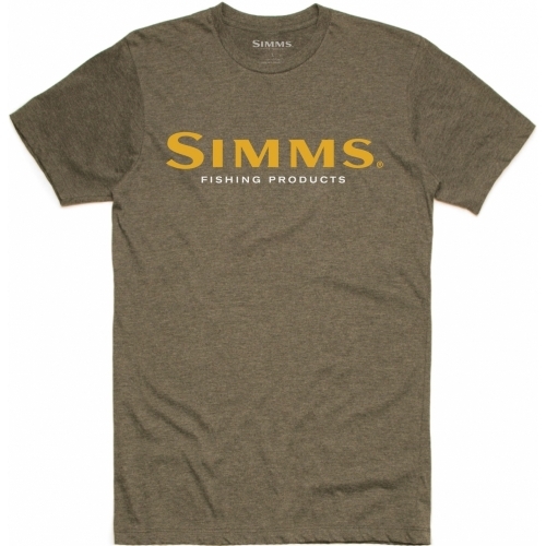 Simms Simms Logo T-Shirt Olive Heather