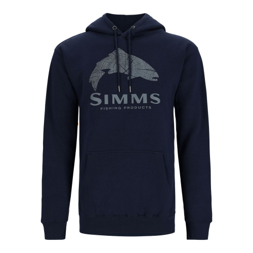Simms Wood Trout Fill Hoody Navy pulóver