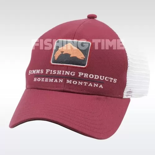 Trout Icon Trucker Rusty Red