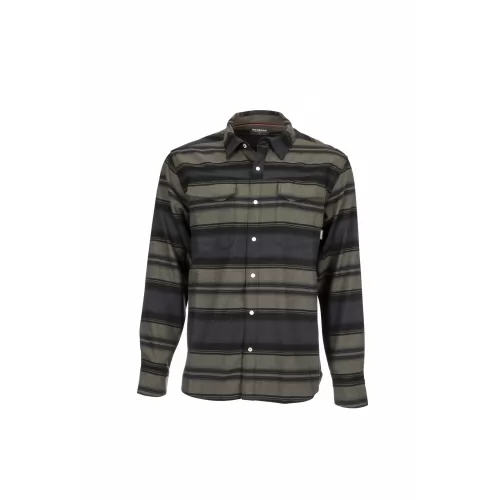 Gallatin Flannel Shirt Carbon Stripe UPF 50