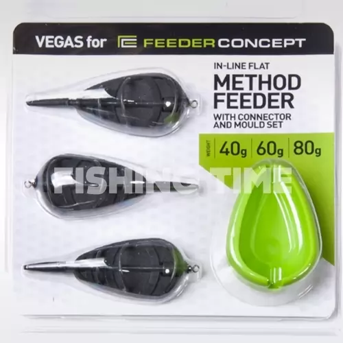 Vegas Flat Method feeder kosár 3 darabos szett