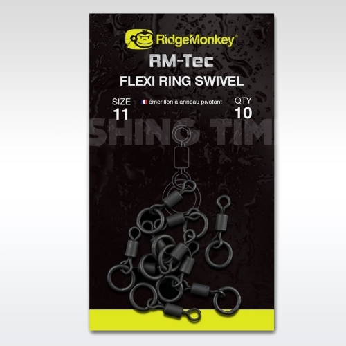 Ridgemonkey RM-TEC FLEXI RING SWIVEL - karikás forgó