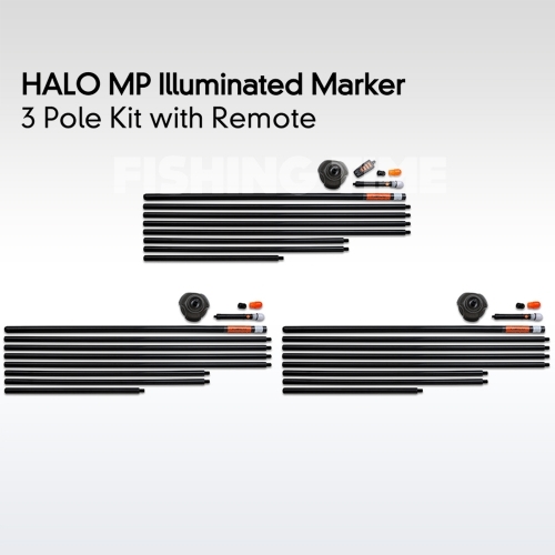 Fox HALO ILLUMINATED MARKER POLE EXTENSION KIT - világító bója szett (3 db)