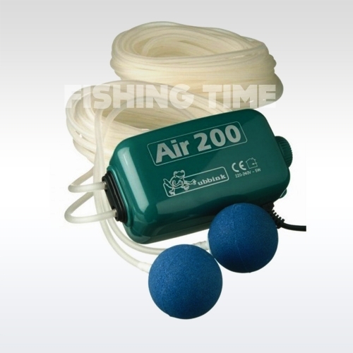 EnergoFish AIR 200- levegőztető (200 2X10M tömlővel +2 porlassztókővel)