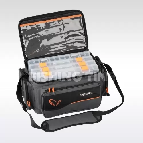 System Box Bag L - pergetőtáska 4 dobozzal (24x47x30cm)