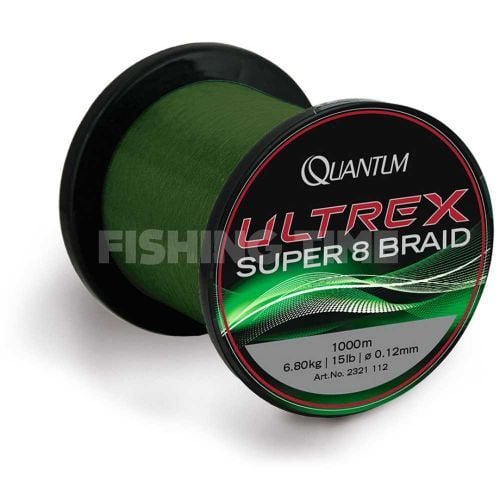 Quantum Ultrex Super 8 Braid zöld fonott zsinór 1000m