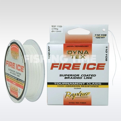 Rapture Dyna-Tex Fire Ice Clear 100m fonott zsinór