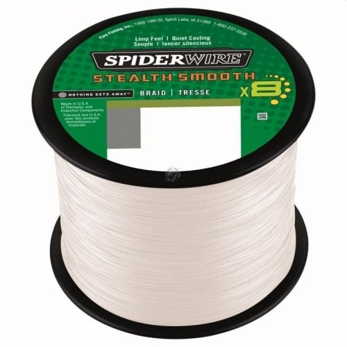 SpiderWire Stealth Smooth 8 Translucent 2000m fehér fonott zsinór