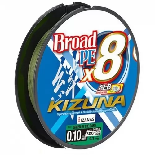 Kizuna 8 Braid Green 270m fonott zsinór