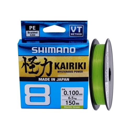 Shimano Kairiki 8 Mantis Green fonott zsinór 3000m