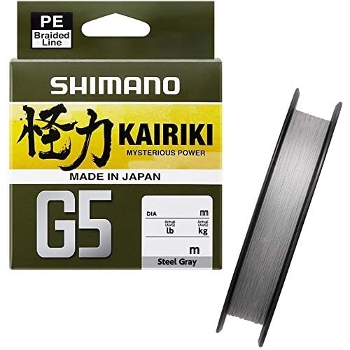 Shimano Kairiki G5 Steel Gray fonott zsinór 100m
