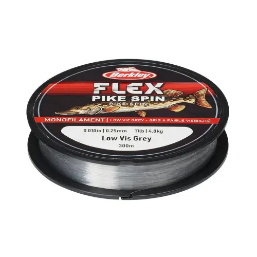 Flex SS Pike Spin monofil zsinór 300m Transparant Grey