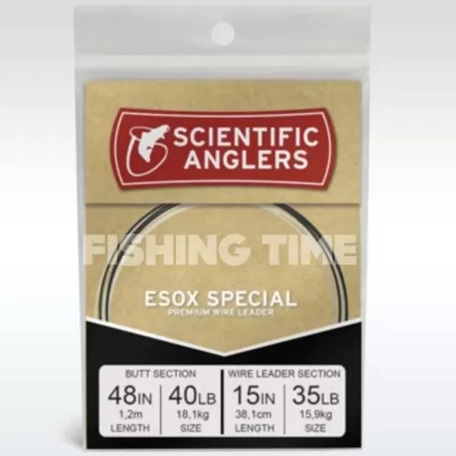 Esox Special 48’’40 lb Fluoro w/15’’35 lb NiTi Wire